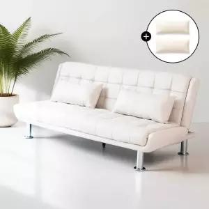 일루일루 온기 소파베드 3인용 침대겸용 접이식 3단조절 폴딩형 생활방수