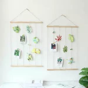 나무 포토 행거 셀프 인테리어 사진 장식 폴라로이드 방 꾸미기