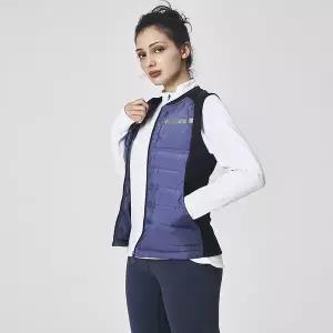 [미즈노][한정특가] 미즈노 여성 하이브리드 피치기모 구스 다운 조끼 베스트 32YE080012