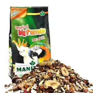 마니토바 트로피칼 빅 패럿 2kg 대형 앵무새 사료 먹이 