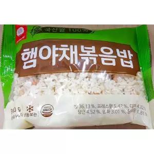 국산쌀 햄 야채 볶음밥 (천일식품 냉동 300g)/맛있는/간편한/간단한/간편요리/간편조리/즉석/복음밥/안전한