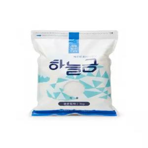 하늘금 깨끗한 국산세척천일염 3kg 국산 100% 김장용 장소금 절임 간수 쓴맛 제거