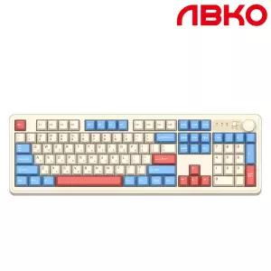 앱코 AF108PRO ABKO x SOAI 콜라보 3모드 기계식 키보드 코랄블루 소복눈축