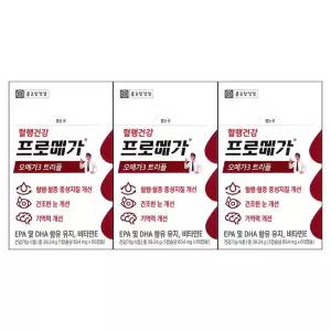종근당건강 프로메가 오메가3 트리플 장용성 캡슐 654mg x 60캡슐 3개 / 써클