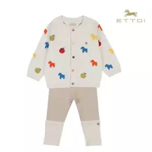 [롯데백화점]에뜨와 휴고KNIT상하 07T123007/임신,출산,백일,돌선물,조카선물,어린이집룩