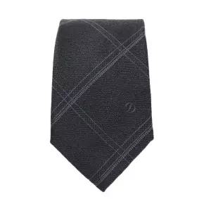 [롯데백화점]에스티듀퐁 남성 사선 체크 실크 슬림 넥타이 TE6SM62KA250TGY