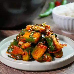 전라도 손맛 국내산 오이부추김치 1kg