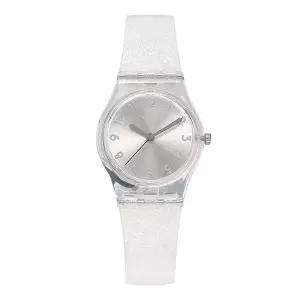 [스와치] LK343E TIME TO SWATCH SILVER GLISTAR TOO 여성 우레탄시계
