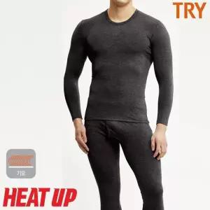 [트라이] 히트업 라이트 웜 기모 남성 내복 내의 세트