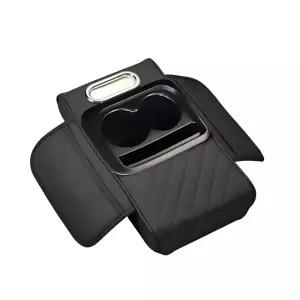 차량용 콘솔 쿠션 암레스트 컵홀더 티슈보관함 수납 전차종 호환 운전석 팔받침