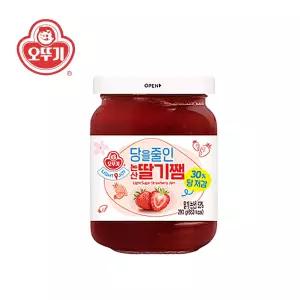 오뚜기 LIGHT&JOY 당을줄인 논산딸기쨈 290G