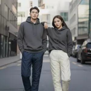 스키장 패딩 레포츠 바지 겨울 프리미엄 퀼트 솜 고주파 팬츠 누비 오리털 남여공용 플레인헴