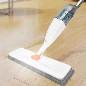 물 분사 밀대 편리한 회전형 물걸레 스프레이 밀대 걸레 청소용 바닥 청소 스테인리스 탈부착 도구