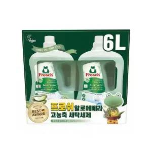 프로쉬 알로에 베라 세탁세제 3L x 2