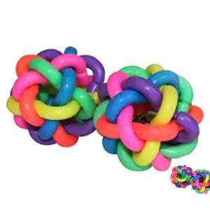 반려견흥미유발 강아지 방울 미니 탱탱볼 2개입 1P 공놀이 장난감