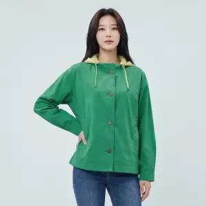 [PAT 여성] 배색 후드탈착 자켓_1K41201