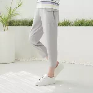 [PAT 여성] 아웃포켓 디테일 밴딩 배기 팬츠_1I41605