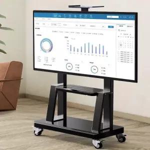 이동형 거치대 스탠드 TV 전자칠판 높이조절 캐스터 이젤 디스플레이 받침대 바퀴형