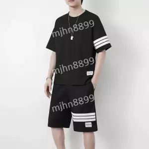 쿨링 캐주얼 상하 세트 통기성 접촉 냉감 여름 트레이닝 속건