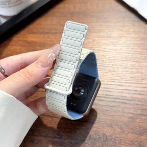 샤오미 미밴드 8 프로 9 스포츠 시계줄, 레드미 워치 5 4 스마트 마그네틱 실리콘