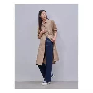 봄신상 [빈폴레이디스] 솔리드 셔츠형 변형 원피스 베이지 (BF4871C02A