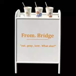 카페 철제입간판 배너 매장입구 입구간판 거치대 매장