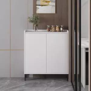 폭좁은수납장 슬림 벽면 주방 틈새장 흰색 선반 가구 캐비닛