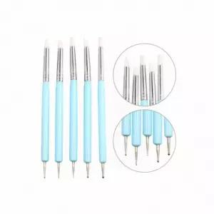 클레이 공예 실리콘 붓 조각칼 네일아트 점토 양면 세공 도구