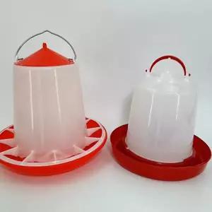 병아리 급수기 반자동 플라스틱 2.5kg 병아리 모이통 소동물 간편 농장용 공급기 사료 물통