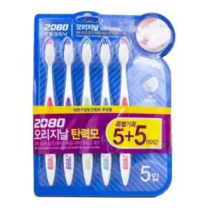 구강 2080 오리지날 탄력모 칫솔 10개입