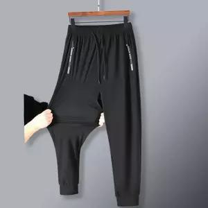 남성 여름 바지 루즈핏 밴딩 남성 여름 바지 쿨링 냉감 빅사이즈 트레이닝 기능성 운동