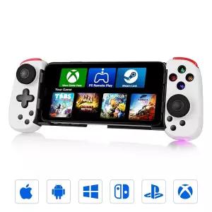 iOS 및 Android용 Coolaado Bluetooth 모바일 게임 컨트롤러 무선 접이식 패드 휴대용 조이스틱 - 휴대폰을