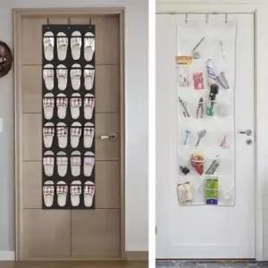 [JED] 벽걸이 도어후크 수납포켓 문걸이행거 간의신발장 월