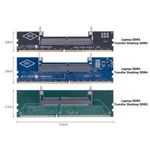 호환 DDR3 노트북-데스크탑 메모리 어댑터 카드 RAM 커넥터 DIMM SO-DIMM-PC 컴퓨터 변환기