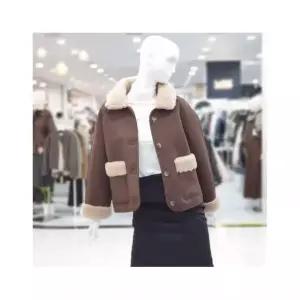 sh06 양털 포근 양면 무스탕 SLBHZ4M01K