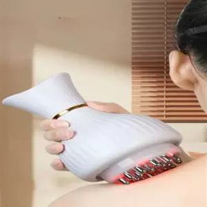 전신 안마기 흡이괄사 전동 경락 마사지기 스트레칭 브러시 다리 배 등 마사지 헬스케어