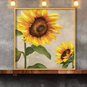해바라기 그림액자 풍수그림 돈들어오는 50goldAL4 해바라기