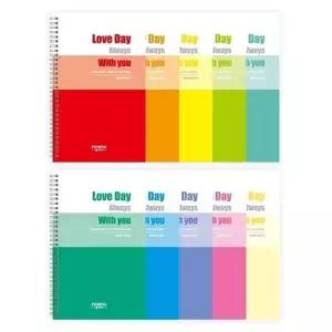 펜피아 1500 기자수첩 좌철 105x175mm65매 (10개입) 작은수첩 스프링노트