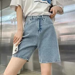 여자 사계절 데일리 데님 반바지 청반바지 데님숏팬츠 (HSJ-WEE8ABA)
