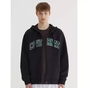 커버낫 남녀공용 아치 로고 후드 집업 블랙 CO2501HZ36BK 1918327