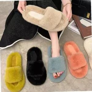 가을 모임 가죽 블로퍼 방한 가을신상 뮬 플랫슈즈