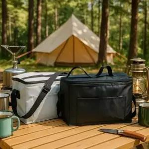 ( )아이스백 블랙 어깨끈 보냉 쿨러백 도시락가방_24865056