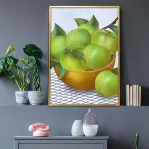 사과그림 액자 A2 2APP6 풍수그림 돈들어오는 풍수그림