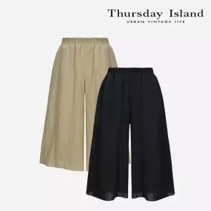 [써스데이아일랜드][Thursday Island] 스모킹 와이드 팬츠 (T244MPT238W)