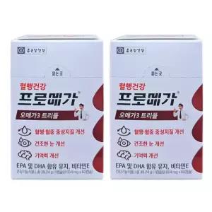 종근당건강 프로메가 오메가3 트리플 장용성 캡슐 654mg x 60캡슐 2박스