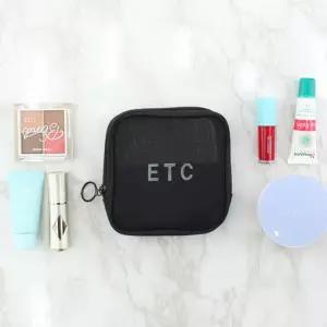 미니 메쉬 파우치 화장품 이너백 립스틱 틴트 립밤 wri9+4DyR