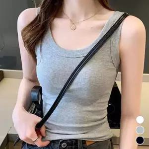 여성 슬림핏 기본 무지 민소매 여자 나시 티셔츠 끈나시 민소매나시 민소매나시티