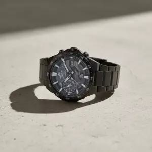 카시오 에디피스 ECB-2200DC-1ADF 남성 메탈 손목 시계 블랙 스마트폰링크