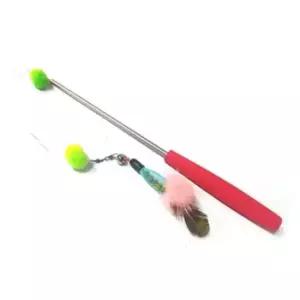 반려묘낚시장난감 고양이 3단 낚시대 캣닢사탕 흥미유발 사냥 장난감 1P