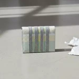 여성 아플리케 마드라스 체크 카드지갑 MAW218A L0041 340